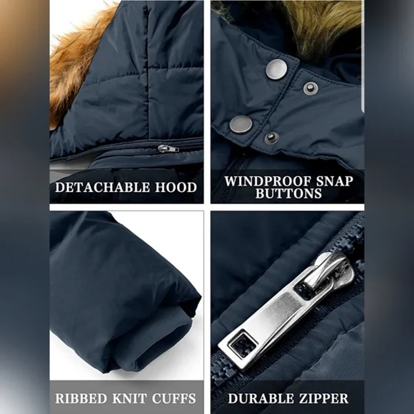 🐣 Women's Down Jacket Winter Long Puffer Parka Co